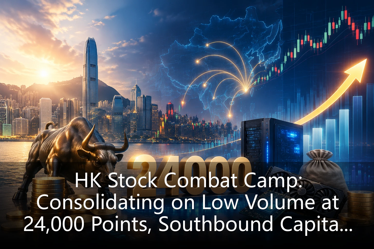 HK Stock Combat Camp: Consolidating on Low Volume at 24,000 Points, Southbound Capital Clings to High Dividends and AI Hardware